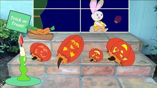 Bunnykins Jack OLanterns are blowing out! Teach Subtrion with 5 Little Pumpkins Hallo