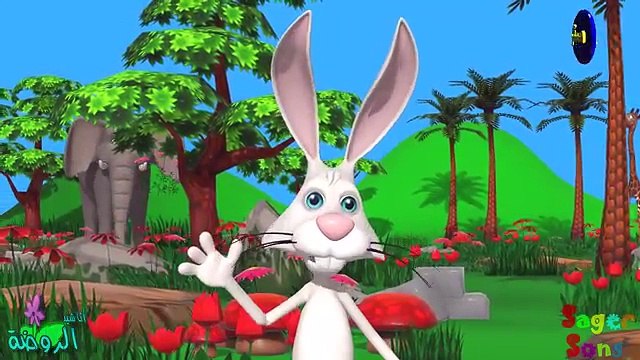 اناشيد الروضة تعليم الاطفال مغامرات ارنوب الحلقة ( 1 ) الوصول الى الجزر بدون موسيقى بدون ا