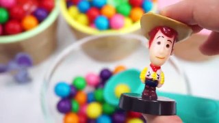 Learn Colors Bubble Gum Surprise Toys Hello Kitty Toy Story Thomas Zootopia