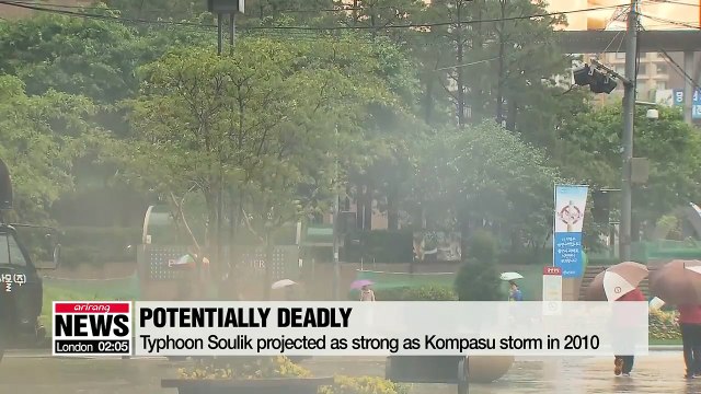 Minimizing damage from Typhoon Soulik: Safety ministry