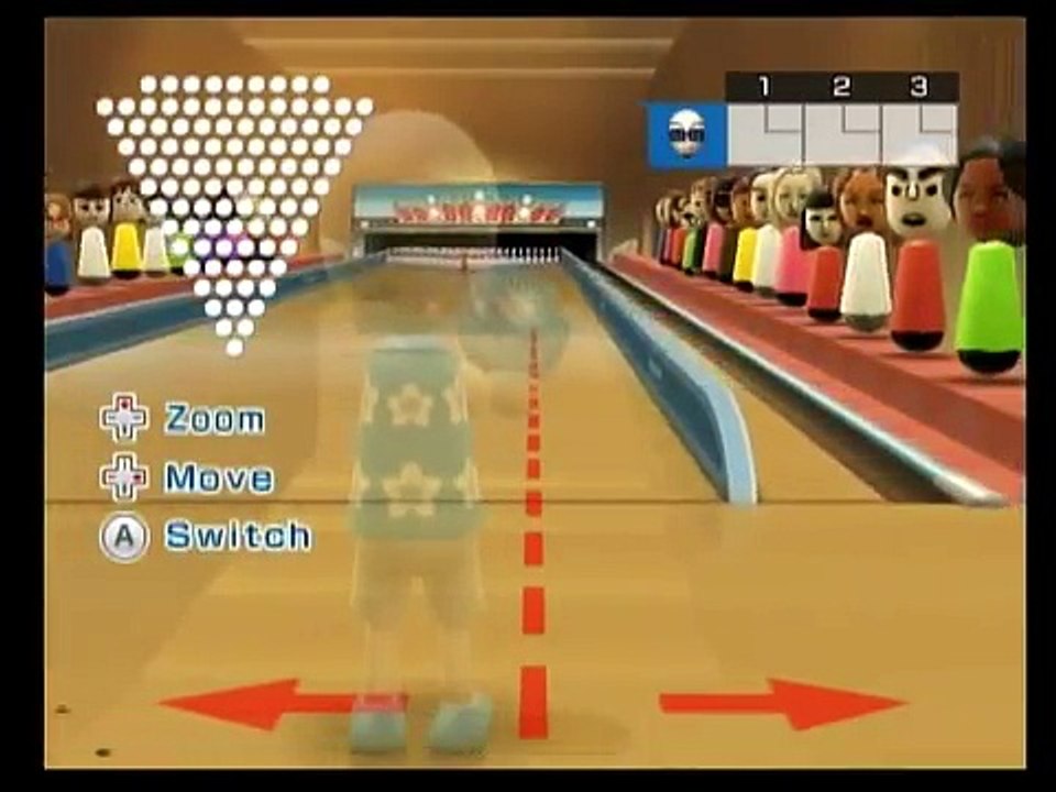 Wii Sports Resort Bowling 100 Pin Game: Secret Strike