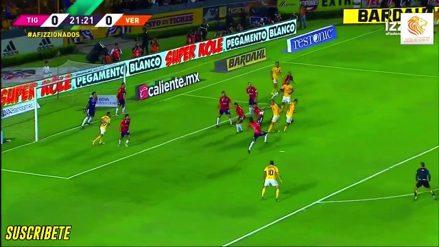 Javier Aquino Goal - UANL Tigres vs Veracruz 1-0