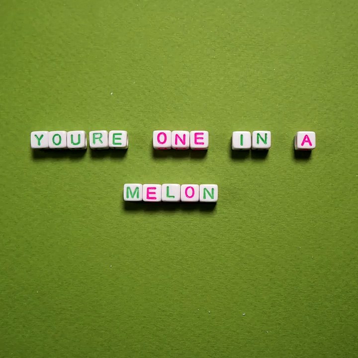 You're One In A Melon