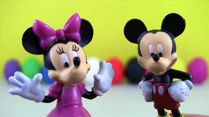 Learn to Count Numbers Play Doh Surprise Eggs Mickey & Minnie Mouse