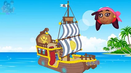 Jake and The Neverland Pirates Play Doh Finger Family