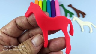 Play and Learn Colours With Play Dough Modelling Clay Fun for Children
