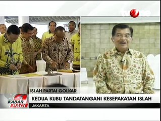 JK Berharap Islah Partai Golkar Bersifat Selamanya