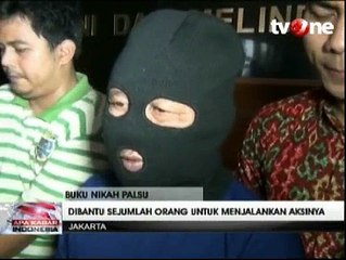 Pembuat Akta Cerai dan Buku Nikah Palsu Dibekuk