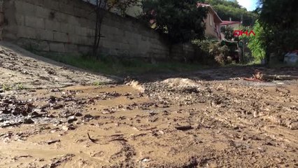 Trabzon'da Sel ve Heyelan; Karayolu Ulaşıma Kapandı Hd