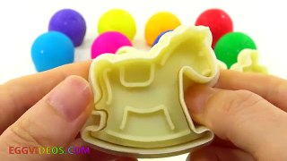 Glitter Play Doh Balls with Baby Theme Molds Fun and Creative for Kids and Children EggVid