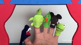 Animal Family Finger Nursery Rhyme, Finger Family Daddy Finger Song for Children