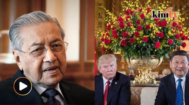 Dr M: Kita tak cukup kuat nak damai perang dagang 'bodoh' AS-China