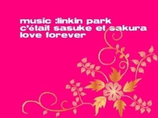 Sasuke et sakura love forever