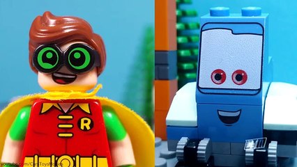 LEGO Cars 3 whos the best Racer? Lightening McQueen vs Batman Stopmotion Animation