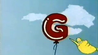 Classic Sesame Street animation balloon alphabet
