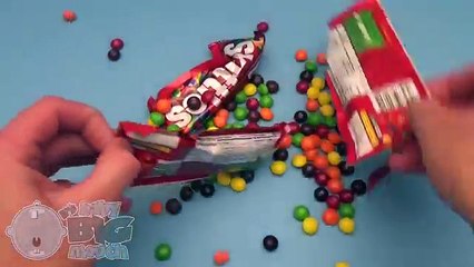 New Learn Colours with a Surprise Egg and a Skittles Rainbow! Part 25