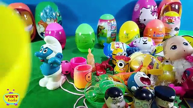 ✿ Bóc Trứng Doremon, Trứng Người Sắt, Trứng Hello Kitty, Trứng Angry Birds 2✿ VietKids ✿