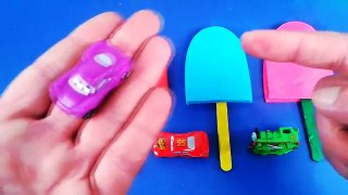 Play Doh Ice Cream Kinder Surprise Eggs Peppa Pig egg Surprise Яиц С Сюрпризами Frozen Car