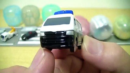 ポケットトミカ 車両基地編☆全６種類をコンプリートご紹介☆道路パーツもついてるよ♪ガシャポン Capsule Tomica TOY