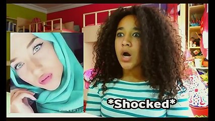 الفتاة المحجبة الجميلة التي ادهلت الجميع في الولايات المتحدة الأمريكية