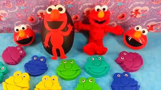 Sesame Street Elmo Giant Play Doh Surprise Eggs