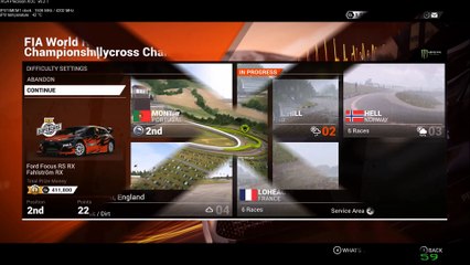 DiRT 4 Fly Cam FIA World Rallycross Champs Qual Q2 Lydden Hill UK
