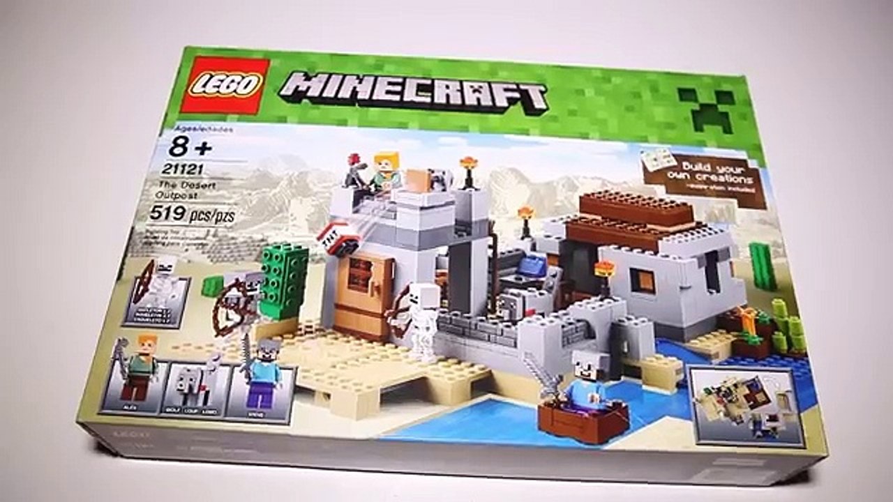 Lego Minecraft 21121 The Desert Outpost Speed Build