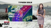 Typhoon Soulik to slam Jeju and western regions _ 082318