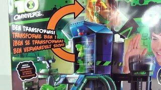 BEN 10 OMNIVERSE TOYS Alien Transformation Station Playset Toy Review Video