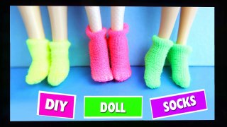 DIY | How to make Doll Socks Easy Doll Crafts Simplekidscrafts