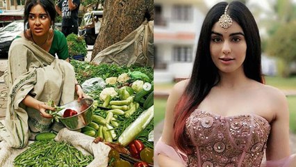 Adah Sharma selling vegetables on street; Here's Why | FilmiBeat