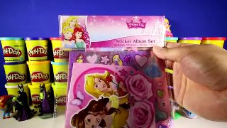 GIANT AURORA Surprise Egg Play Doh Disney Sleeping Beauty Toys Shopkins Fashems