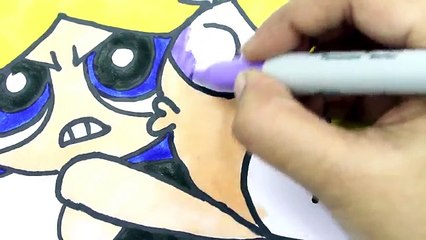 Powerpuff Girls Coloring Book Pages Rowdyruff Boys Brick Boomer Butch Blossom Bubbles surp