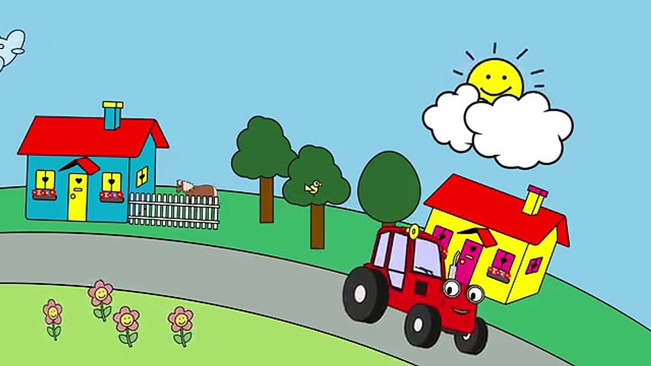 Wheels On The Bus | Red | Nursery Rhymes | baby songs | Tror | HD Version from Ro Ri Ro