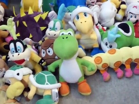Giant Mario plush toy collection (updated) koopaling princess peach daisy kart