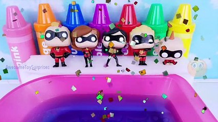Incredibles 2 Babies Jumping on the Bath Best 5 Little Monkeys Nursery Rhyme Video for Kid