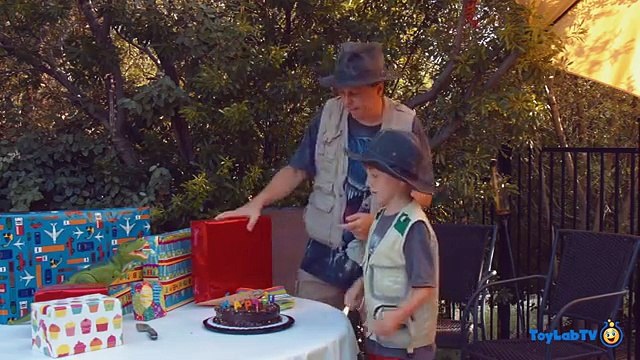 Giant Surprise Toys for T Rex! Dinosaur Toy Search with Cars 3 Toys in Family Fun Video fo