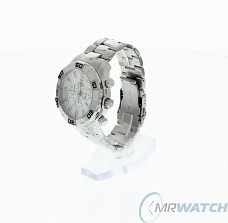 Swiss Precimax Mens Valor Elite SP12052 Silver Stainless Steel Swiss Chronograph Watch