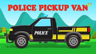 Police Street Vehicles | Police Car For Kids