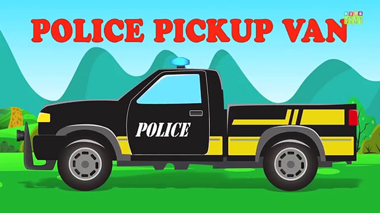 Police Street Vehicles | Police Car For Kids