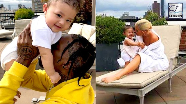 Kylie Jenner & Travis Scott Share ADORABLE Pics Of Stormi Webster