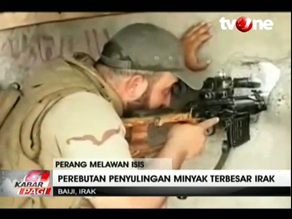 Pertempuran Sengit Usir ISIS dari Kilang Minyak di Irak