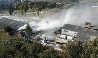 Hadımköy'de bir fabrikanın asit kazanı patladı