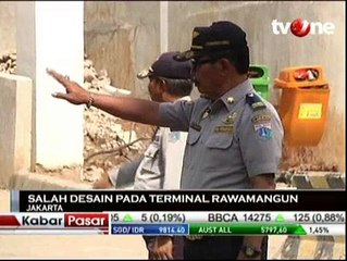 Salah Desain, Bus Besar Tidak Dapat Masuk Terminal Rawamangun