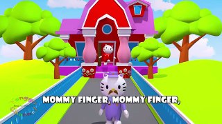 Hello Kitty 3D Finger Family | Nursery Rhymes | 3D Animation From TanggoKids Nursery Rhyme