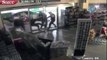 Market sahibinin hırsızları kurşun yağmuruna tuttuğu anlar kamerada