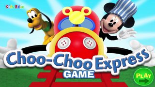 Choo Choo Express Learn Colors with Mickey Mouse! Funny Game for Babies and Kids