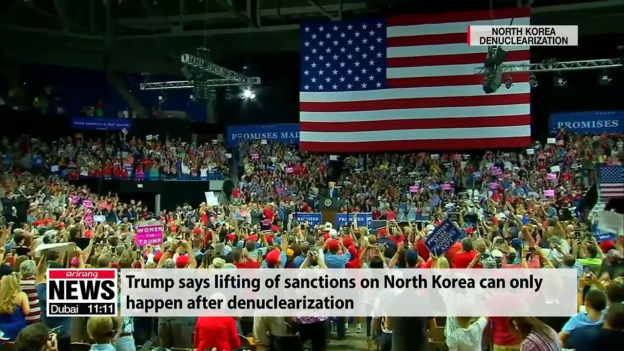 [ISSUE TALK] Trump stresses denuclearization first, then lifting of santions for North Korea