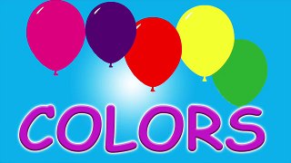 Learn Colors with Balloon for Children, Toddlers and Baby Learn Colours for Kids, Balloons