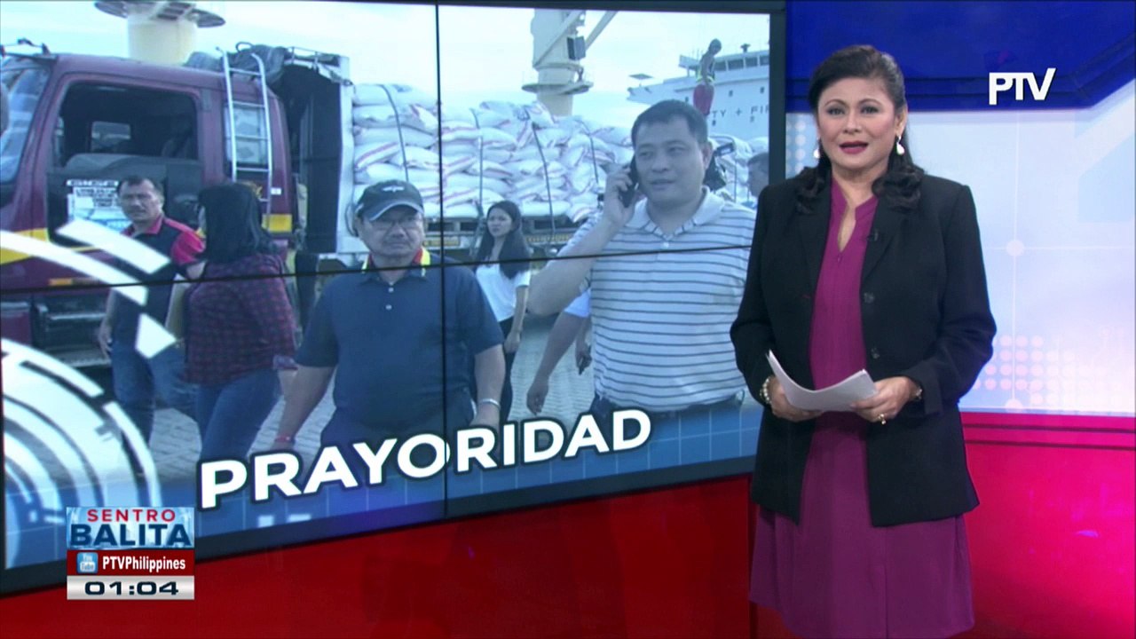 Pagbaba ng mga inangkat na bigas sa pantalan, prayoridad